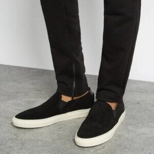 Women by Common Projects Black  Suede Slip On loafers size 9.5
